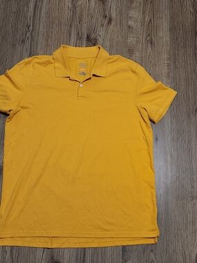 St. John's Bay Men's Bright Yellow Polo
